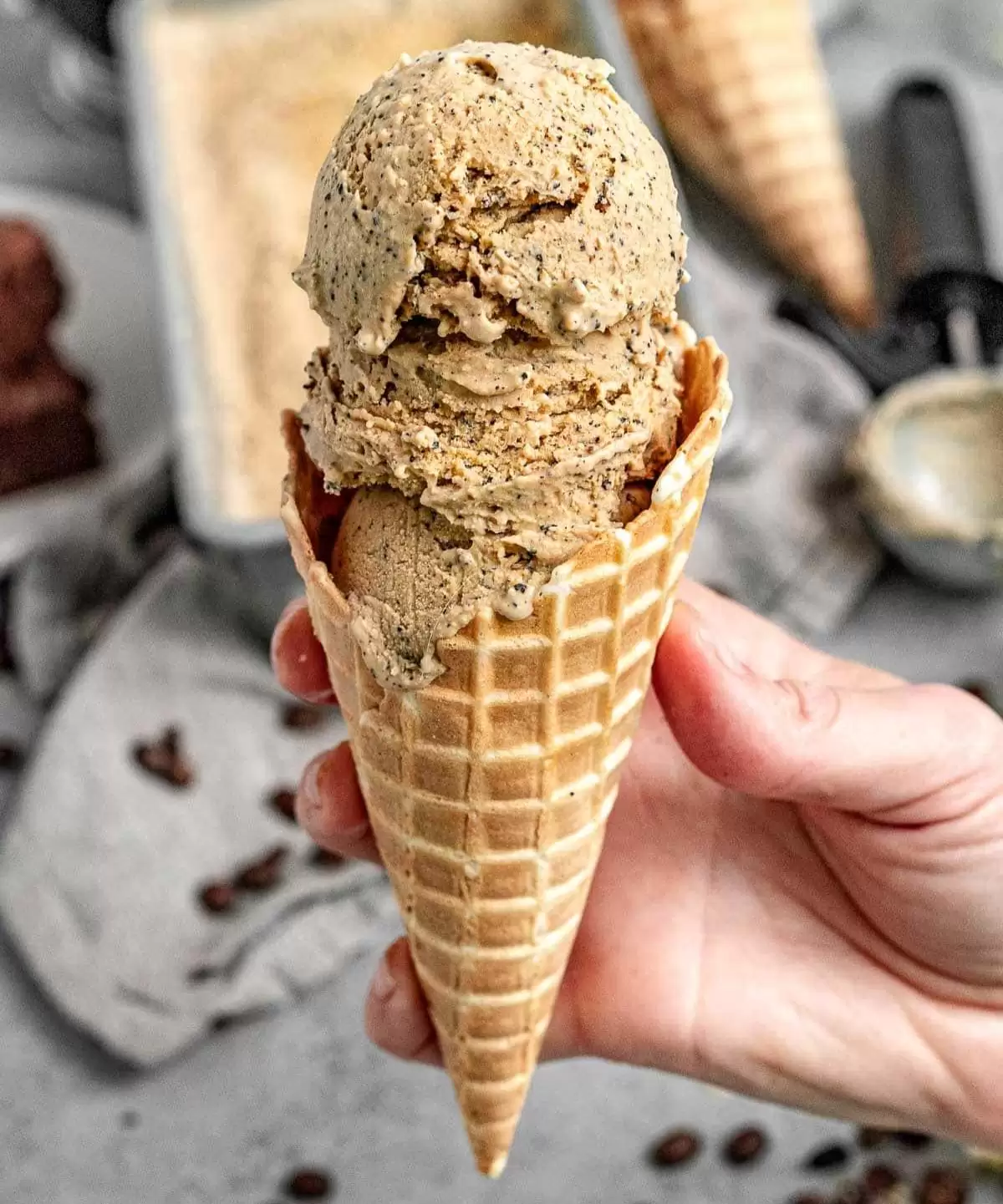 طرز تهیه بستنی قهوه