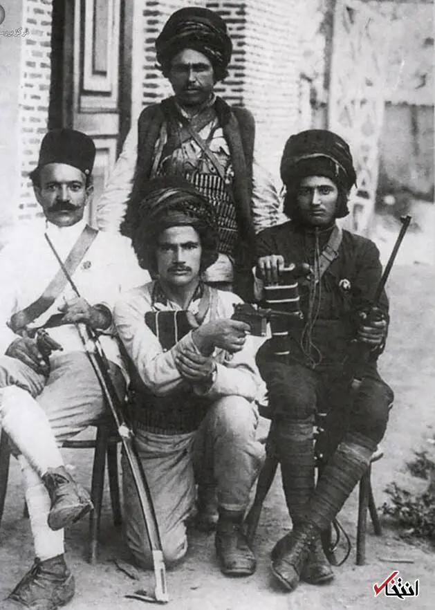 (عکس) سفر به ایران قدیم؛ چریک جنگلی ها، خالو قربان 103 سال قبل