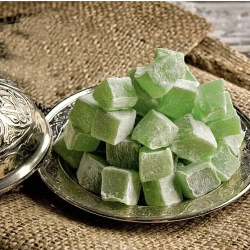 طرز تهیه شیرینی لوکوم؛ مواد لازم برای درست کردن راحت الحلقوم