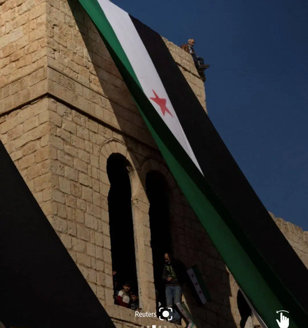 (تصاویر) جشن سقوط بشار اسد در دمشق