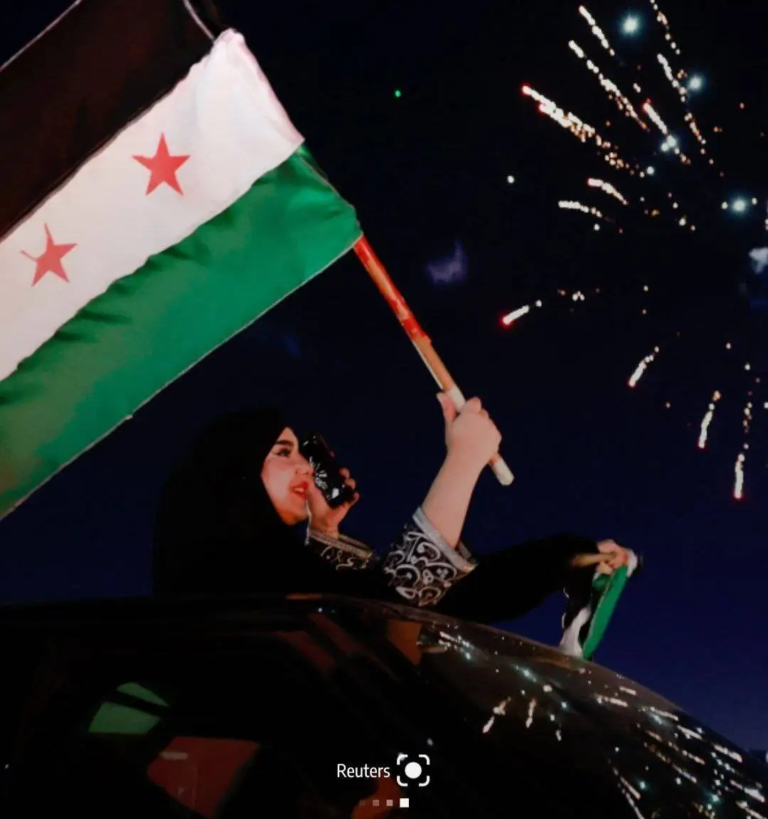 (تصاویر) جشن سقوط بشار اسد در دمشق