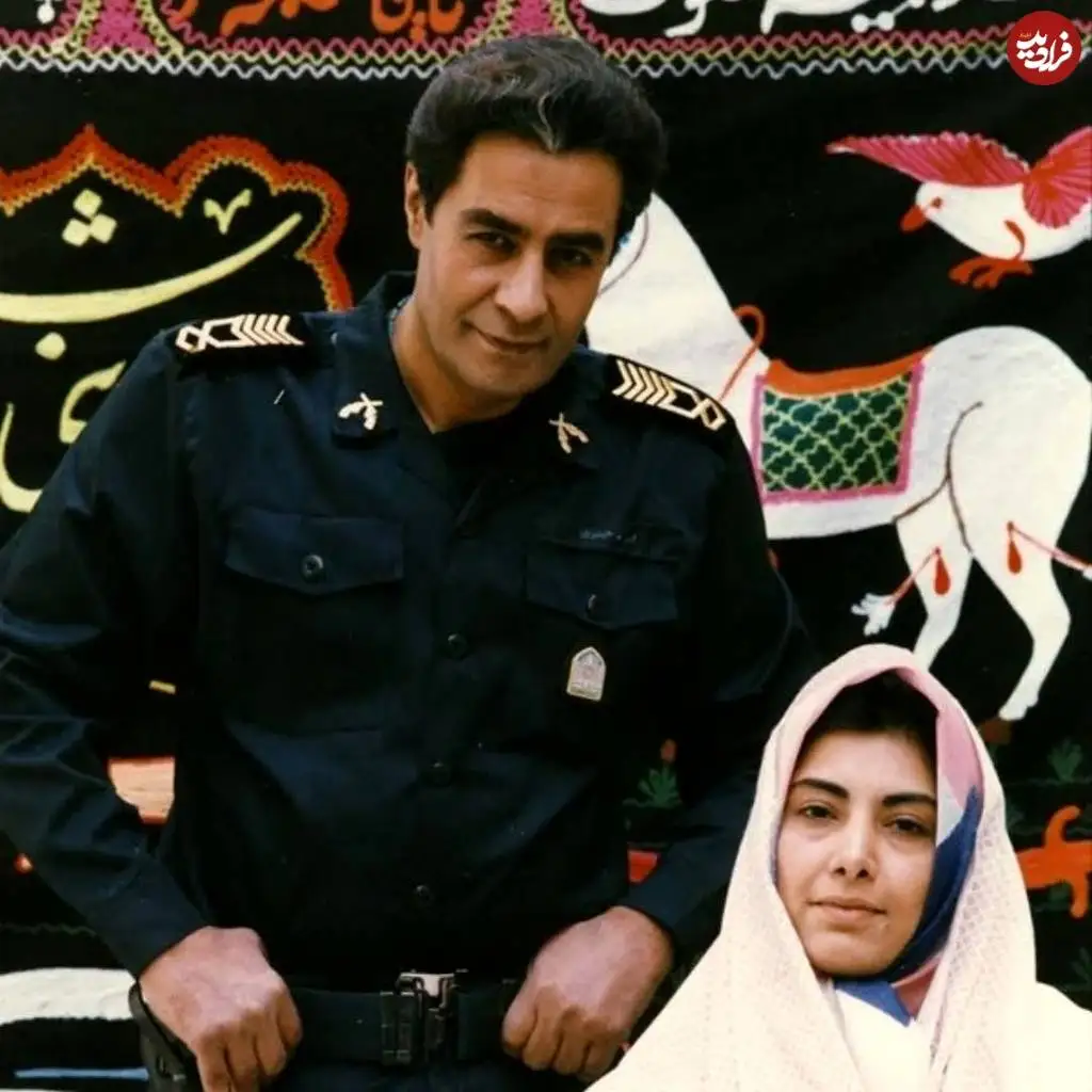 (عکس) سفر در زمان؛ «لادن طباطبایی و خسرو شکیبایی» در پشت صحنه فیلم سایه به سایه؛ سال 74