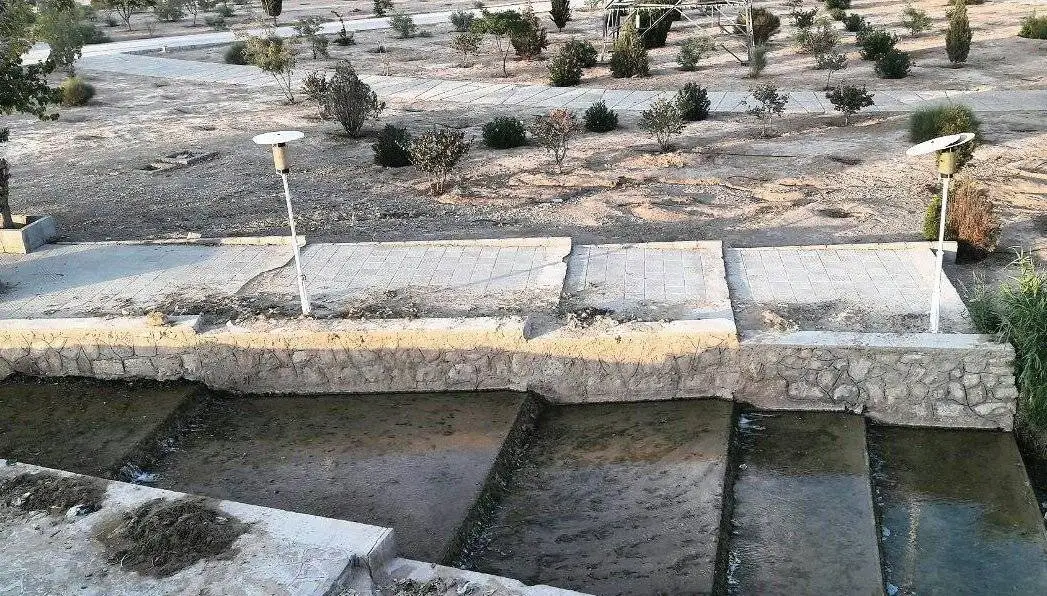 (عکس) سیستم پخش آب هزار ساله در سمنان