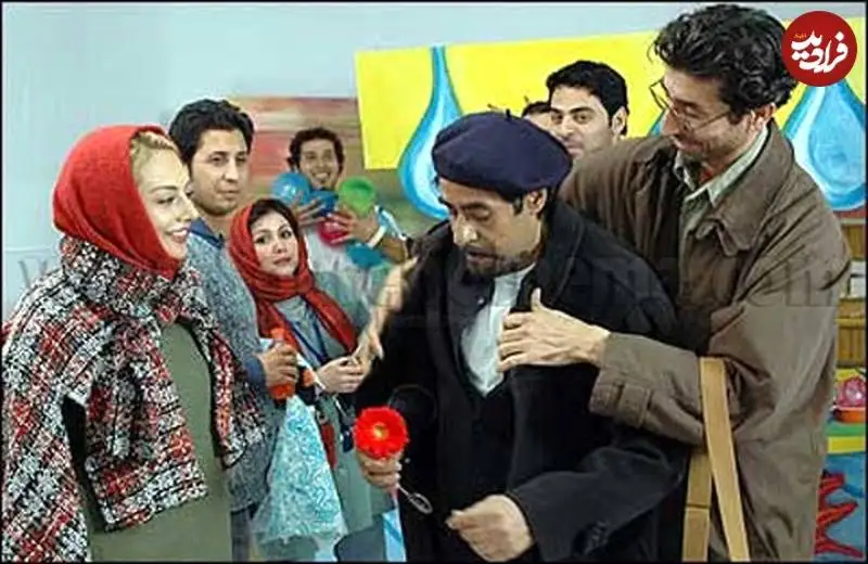 (عکس) «خسرو شکیبایی و یکتا ناصر» در پشت صحنۀ «نسکافه داغ داغ»؛ سال 1384