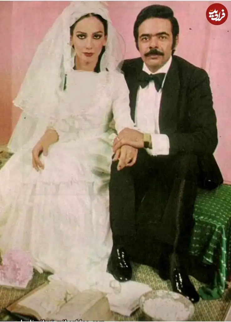 (عکس) سفر در زمان؛ مراسم عروسی «آزاده وزیری» مجری تلویزیون؛ دهه 50