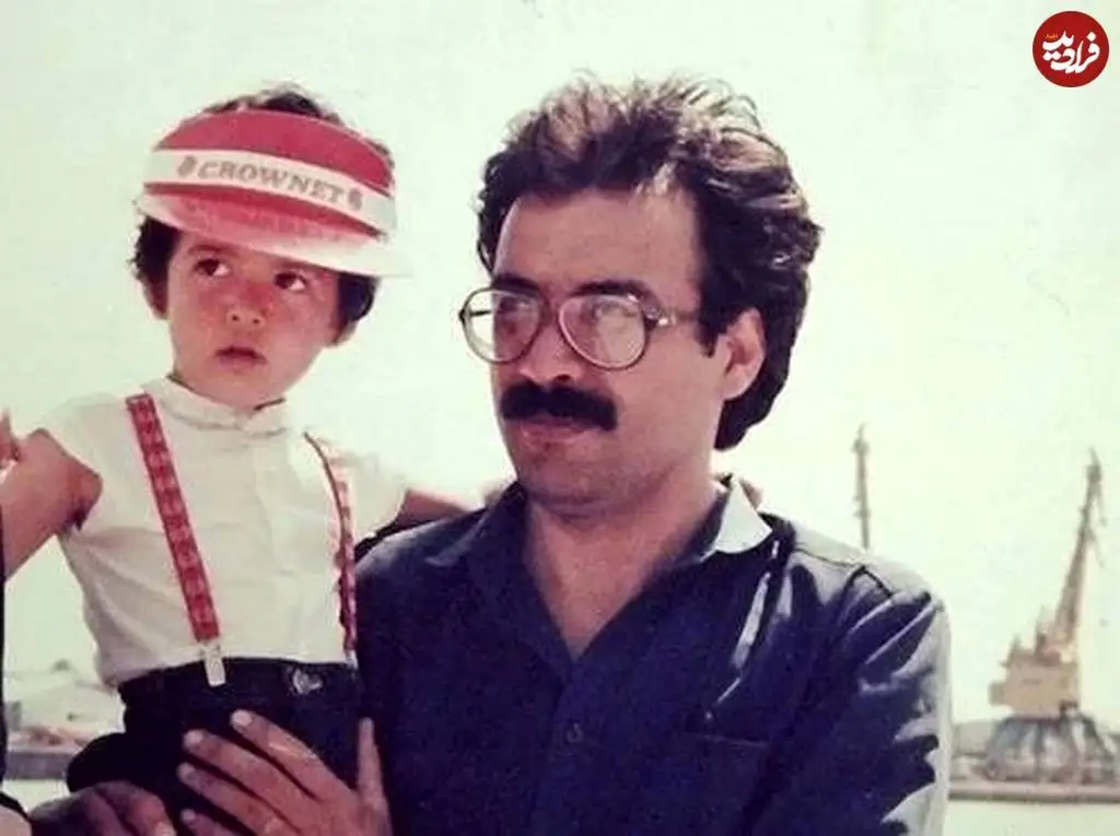(عکس) سفر در زمان؛ «عبدالرضا اکبری و پسرش پندار» در دهه 60