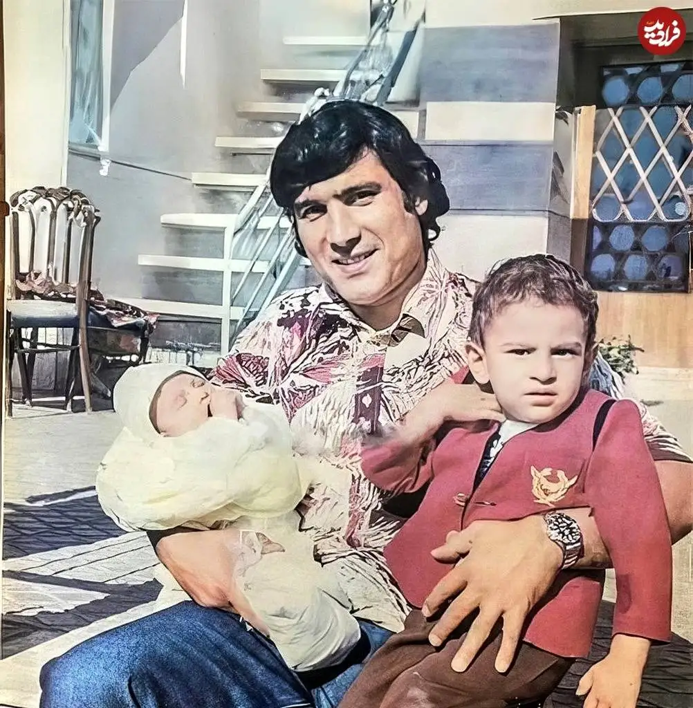 (عکس) سفر در زمان؛ «آغاسی و فرزندان اش» در دهه 60؛ لوریک میناسیان در نوجوانی