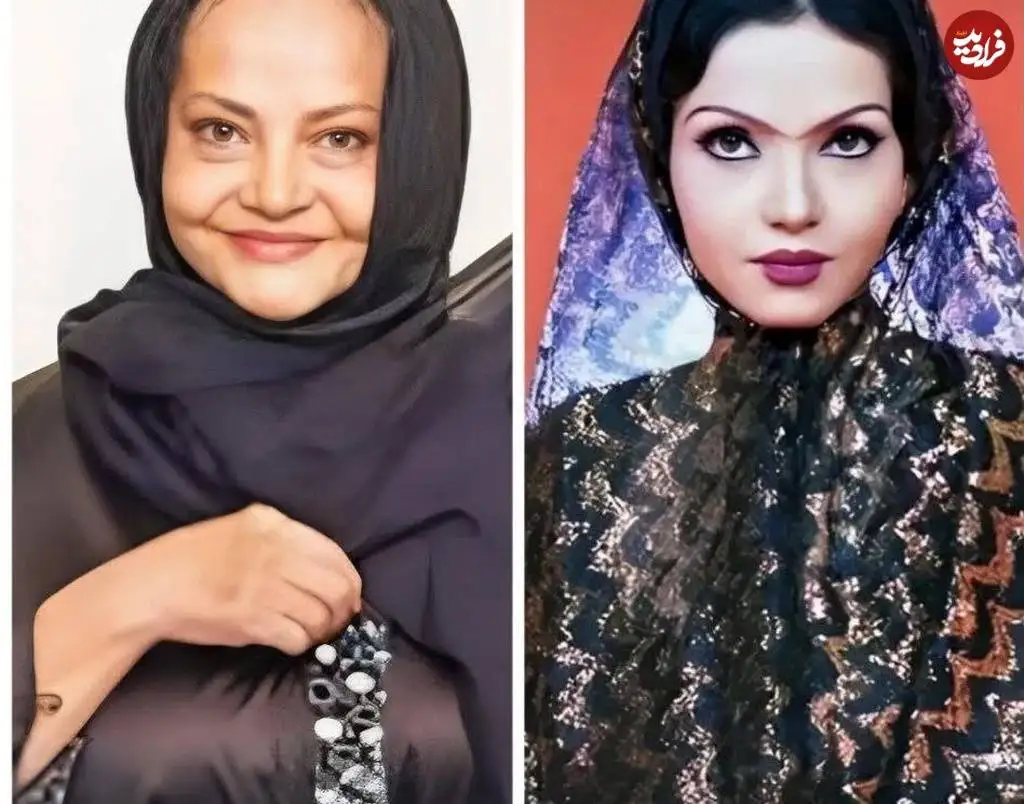 (عکس) سفر در زمان؛ «نادیا دلدار گلچین» در دهه 50؛ ثریا حکمت در جوانی و پیری