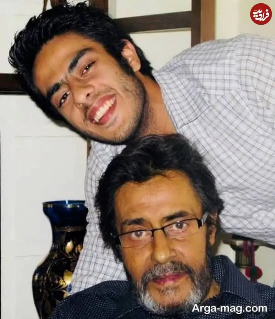 (عکس) سفر در زمان؛ «خسرو شکیبایی و پسرش» در دهه 70؛ ایرج بسطامی در دهه 40
