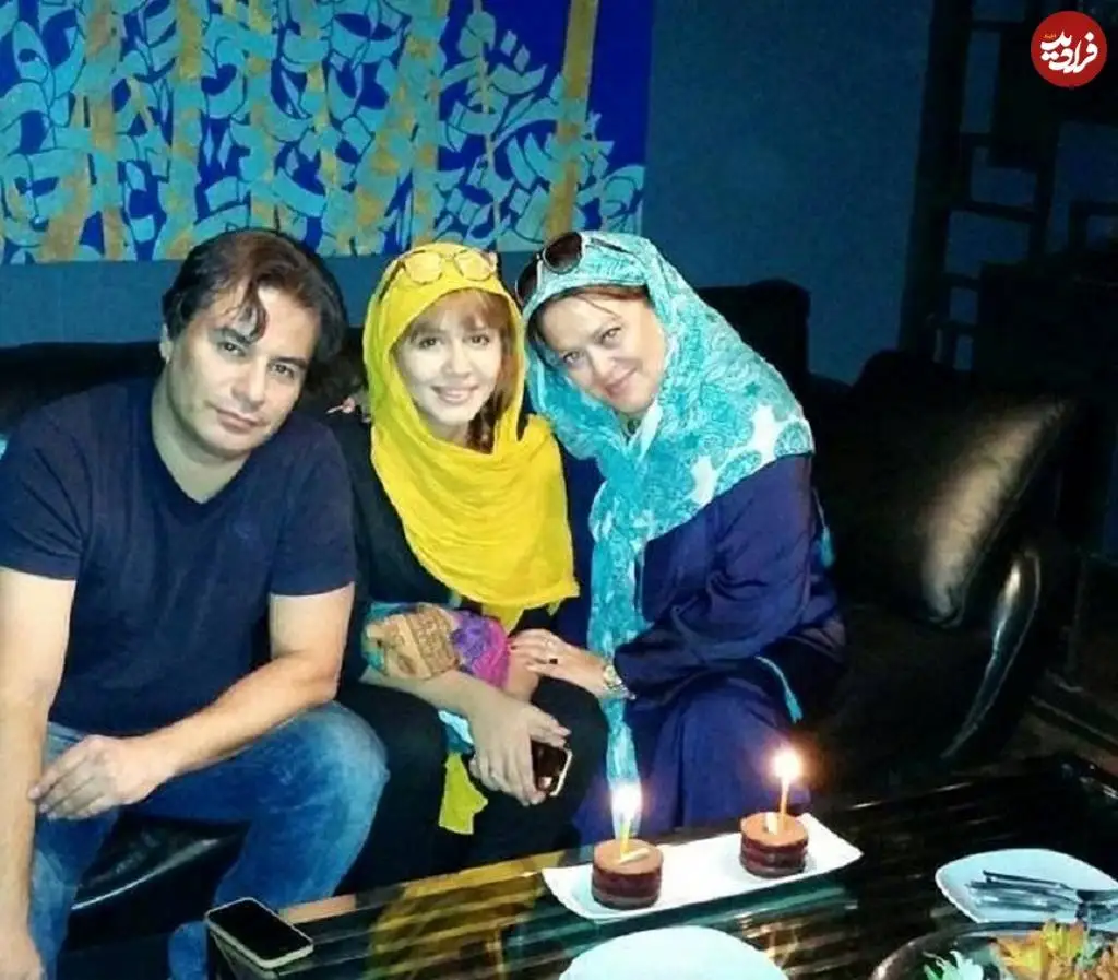 (عکس) سفر در زمان؛ «بهاره رهنما، پیمان قاسم خانی و دخترشان» در سال 93