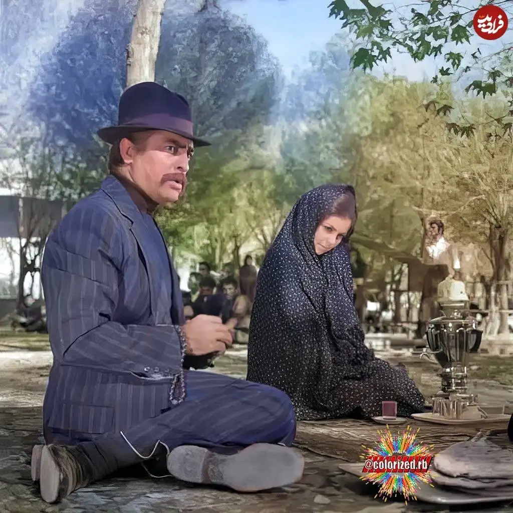 (عکس) سفر در زمان؛ «فردین و فروزان» در نمایی متفاوت از فیلم ایوب؛ سال 50
