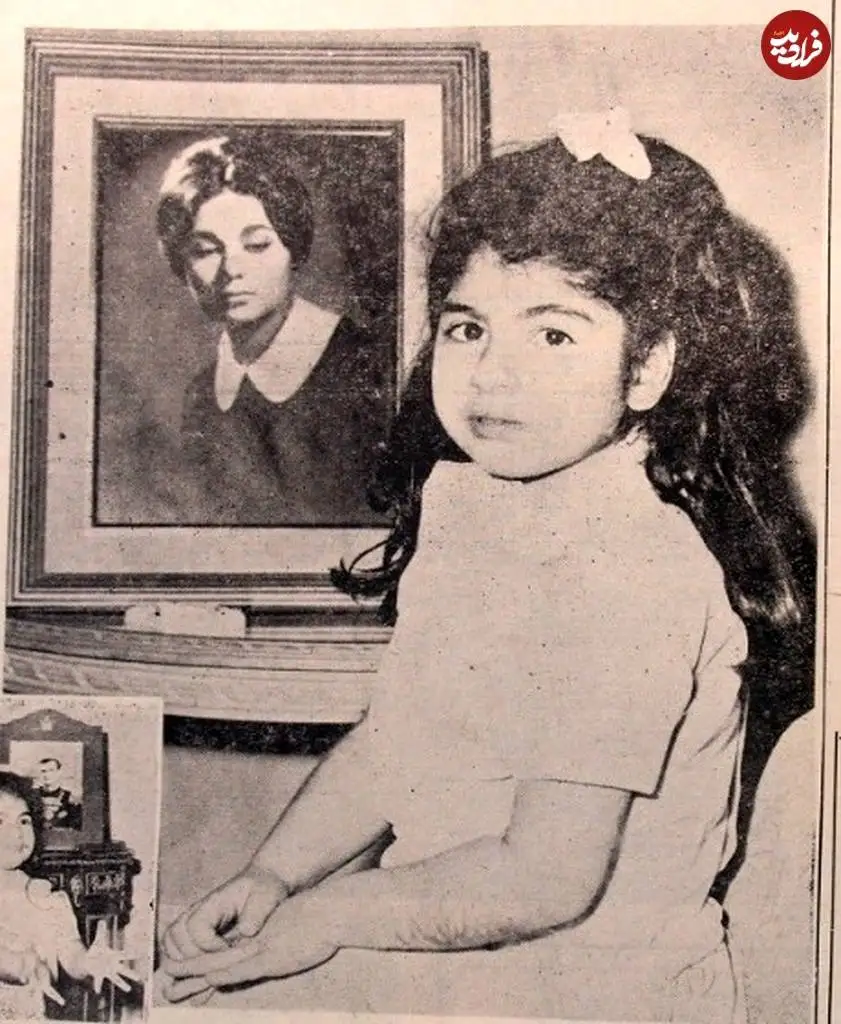 (عکس) سفر در تاریخ؛ «مهناز زاهدی دختر شهناز پهلوی» در 5 سالگی؛ سال 1342