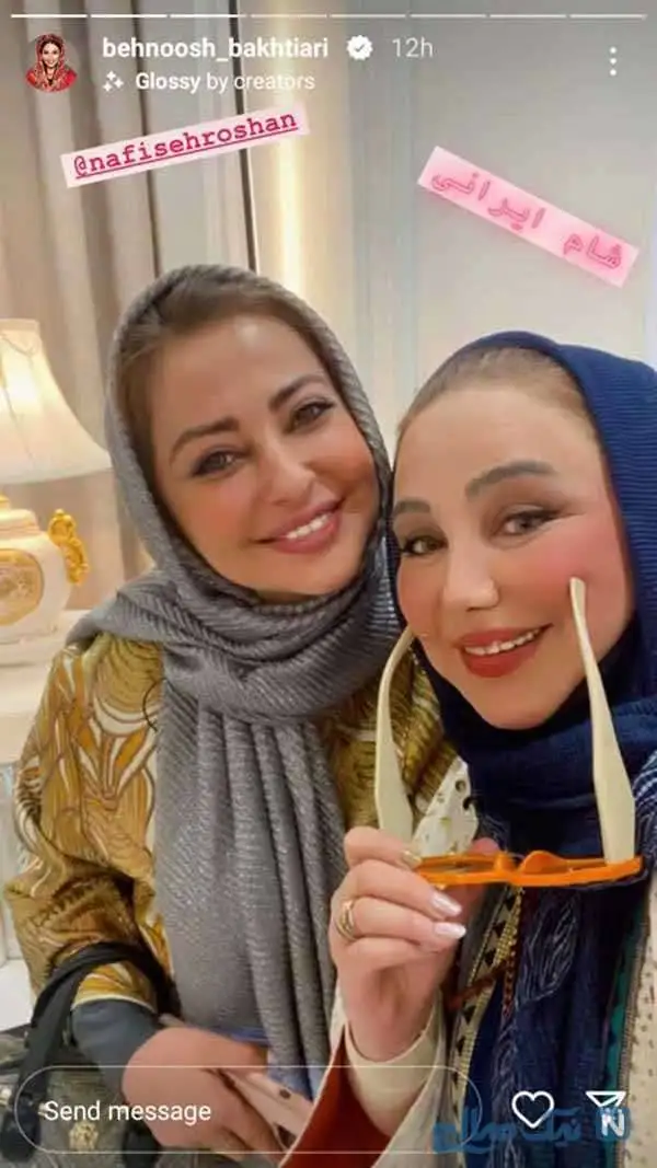 حواشی داغ چهره ها / بهنوش بختیاری و فلامک جنیدی در شام ایرانی؛ دیدار دوستانه کیسان دیباج و دارا حیایی؛ پست جدید میترا رفیع؛ الناز حبیبی در جان سخت