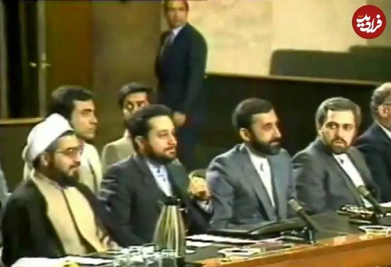 عکس؛ سفر به تاریخ؛ «حسن روحانی، جواد ظریف و علی اکبر ولایتی» در سازمان ملل؛ سال 1366
