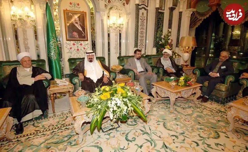 عکس؛ سفر در زمان؛ «محسن رضایی و هاشمی رفسنجانی» در دیدار پادشاه عربستان؛ سال 87