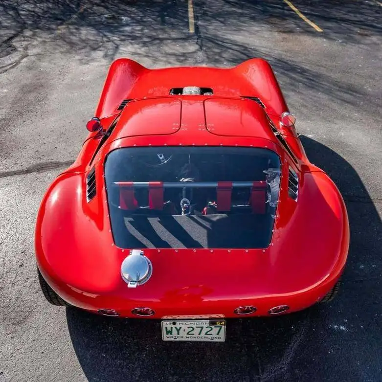 تصاویر؛ بیل توماس چیتا؛ شاسی این خودرو با گچ روی زمین کشیده شد!