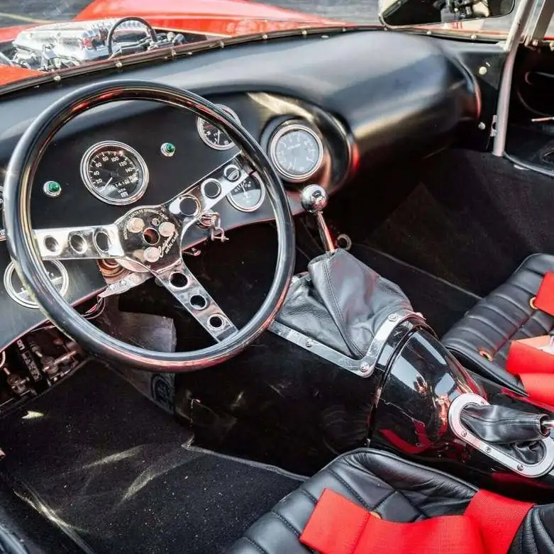 تصاویر؛ بیل توماس چیتا؛ شاسی این خودرو با گچ روی زمین کشیده شد!