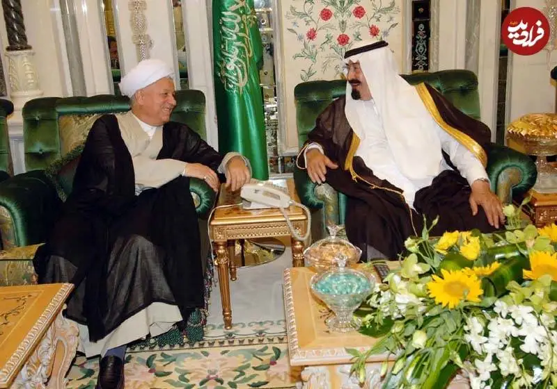 عکس؛ سفر در زمان؛ «محسن رضایی و هاشمی رفسنجانی» در دیدار پادشاه عربستان؛ سال 87