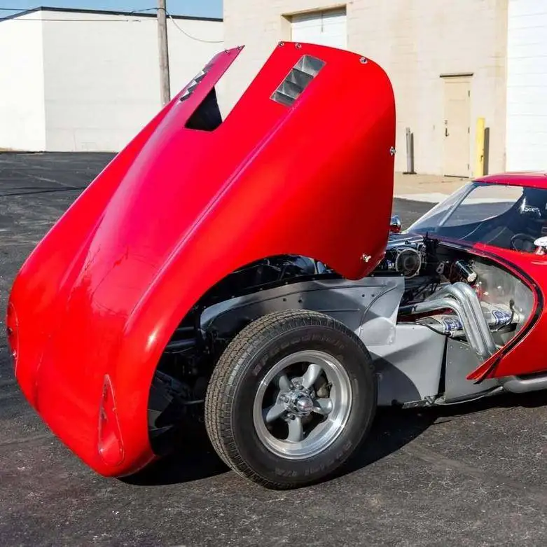 تصاویر؛ بیل توماس چیتا؛ شاسی این خودرو با گچ روی زمین کشیده شد!