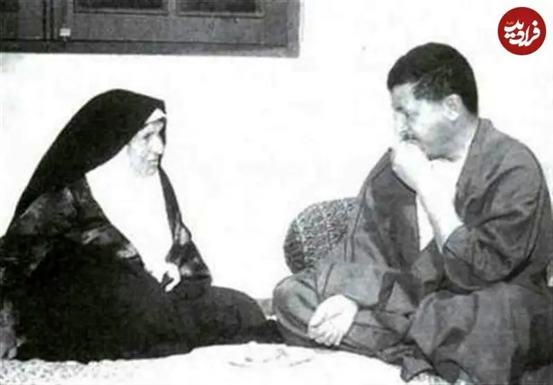 عکس؛ سفر به تاریخ؛ قاب های دیدنی از «هاشمی رفسنجانی» در کنار «مادرش»