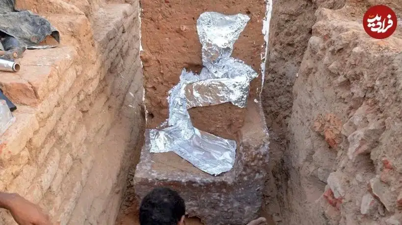 اسکلت هزارسالۀ هندی که در حالت «مراقبه» دفن شده است
