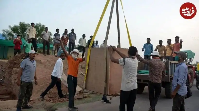 اسکلت هزارسالۀ هندی که در حالت «مراقبه» دفن شده است