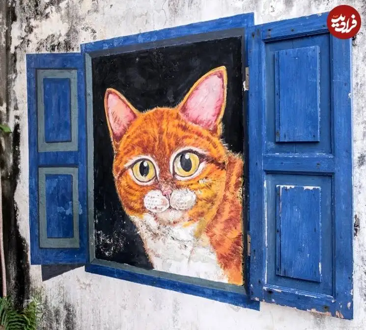 تصاویر؛ هنر خیابانی؛ شهری در مالزی که به خاطر نقاشی های دیواری اش معروف شده است