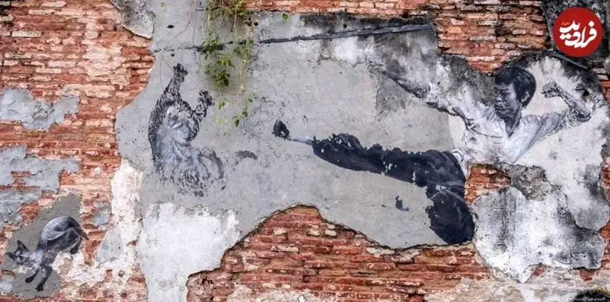 تصاویر؛ هنر خیابانی؛ شهری در مالزی که به خاطر نقاشی های دیواری اش معروف شده است