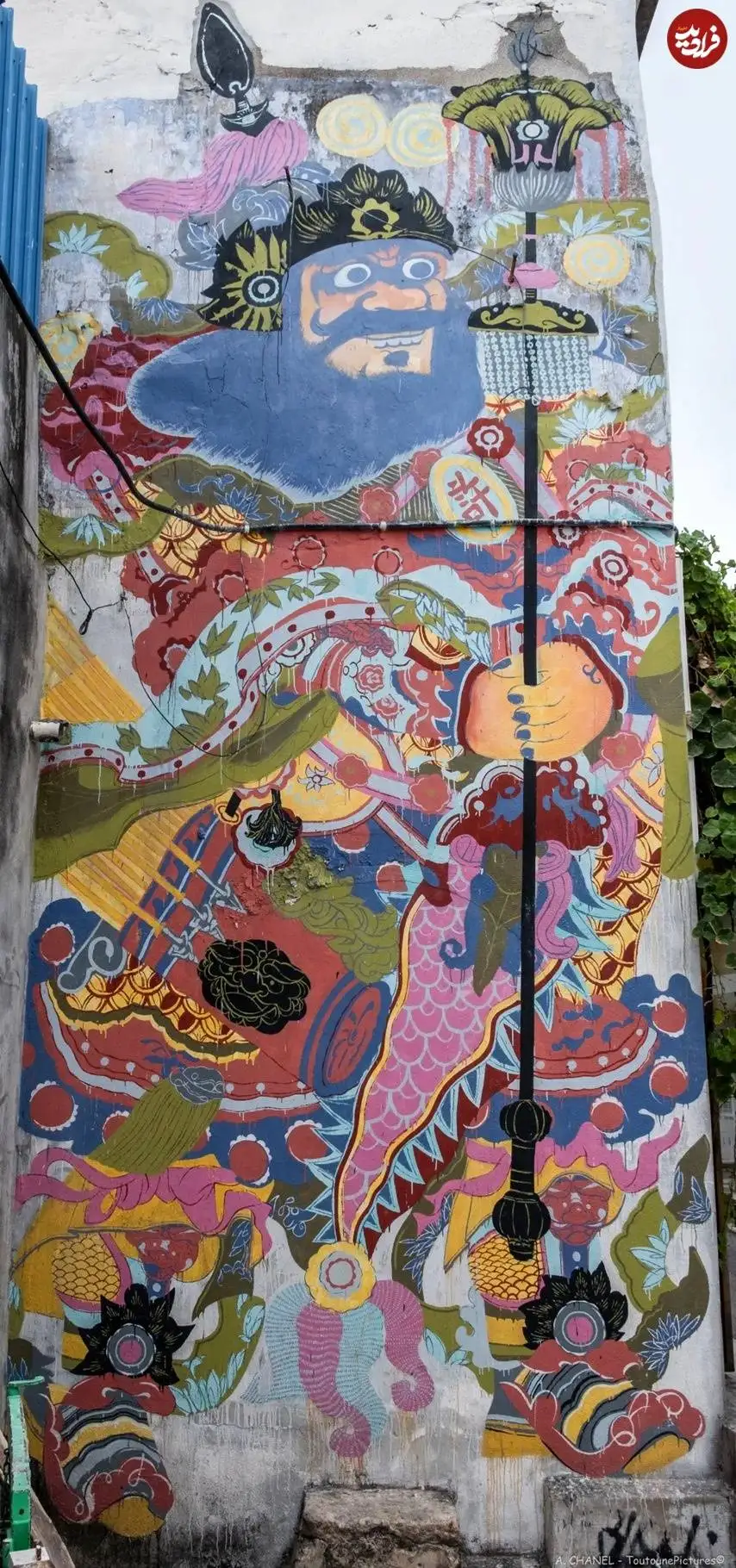 تصاویر؛ هنر خیابانی؛ شهری در مالزی که به خاطر نقاشی های دیواری اش معروف شده است