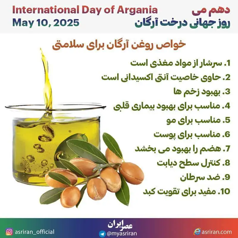 عکس؛ 10 می؛ روز جهانی درخت آرگان 