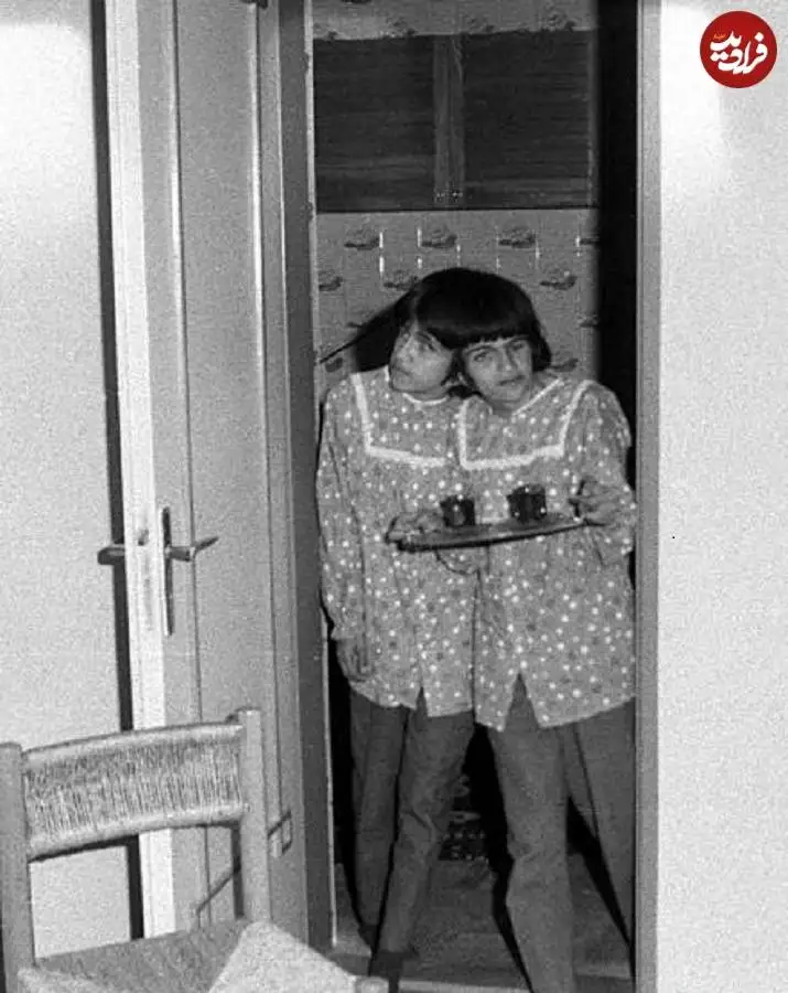 عکس؛ سفر در زمان؛ «لاله و لادن» در دوران نوجوانی؛ دهه 60