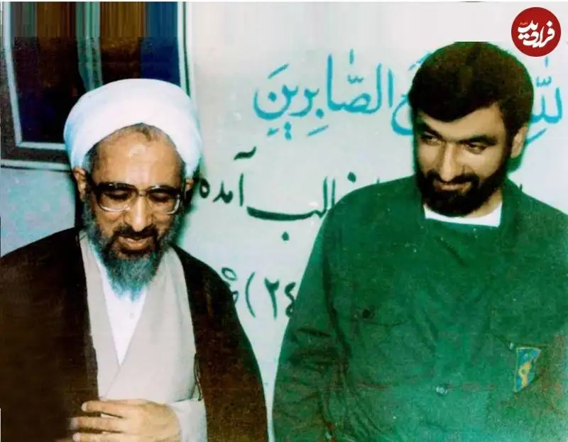 عکس؛ سفر به تاریخ؛ «محسن رضایی و آیت الله جوادی آملی» در جبهه؛ دهۀ 1360