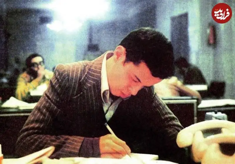 عکس؛ سفردر زمان؛ «شهید حسن باقری، وقتی خبرنگار بود»؛ سال 1358