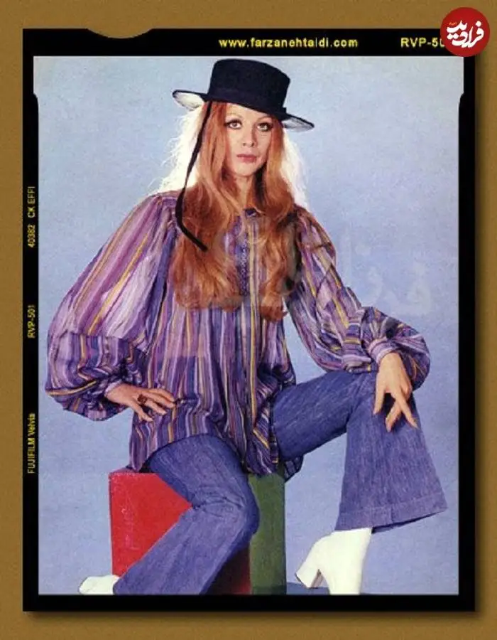 عکس؛ سفر در زمان؛ «فرزانه تاییدی» در ایام جوانی؛ دهه 50