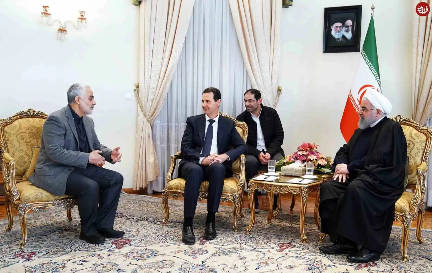 عکس؛ سفر در زمان؛ «سردار سلیمانی و حسن روحانی در یک نشست»؛ سال 97