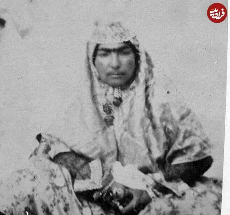 عکس؛ سفر به تاریخ؛ چهرۀ واقعی «گلین خانم، زن ناصرالدین شاه» که «سمیرا حسن پور» نقشش را بازی می کرد