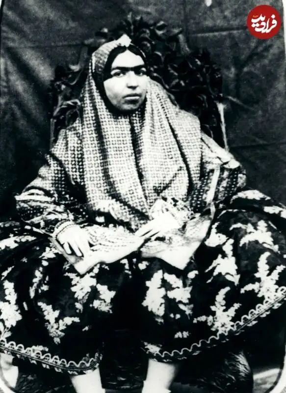 عکس؛ سفر به تاریخ؛ چهرۀ واقعی «تاج الدوله، زن ناصرالدین شاه» که در سریال جیران «رعنا آزادی ور» نقشش را بازی می کرد