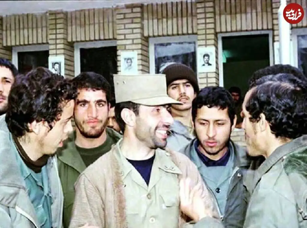 عکس؛ سفر در زمان؛ «حسن باقری در کنار صیاد شیرازی» در اوایل جنگ؛ سال 59
