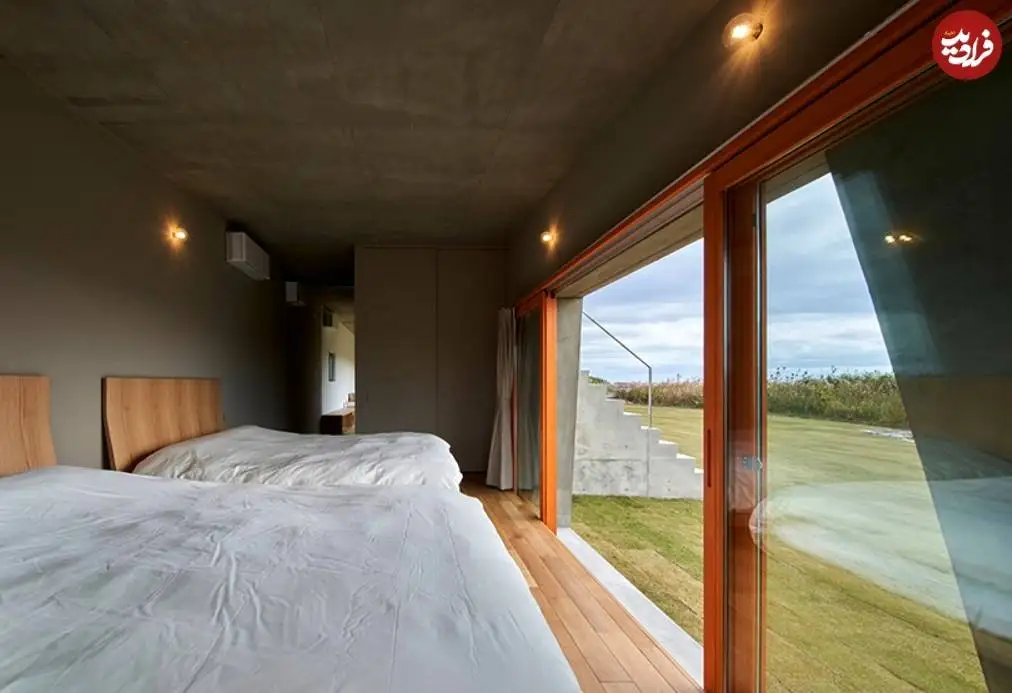 تصاویر؛ معماری متفاوت یک «ویلای بتنی» در سواحل ژاپن