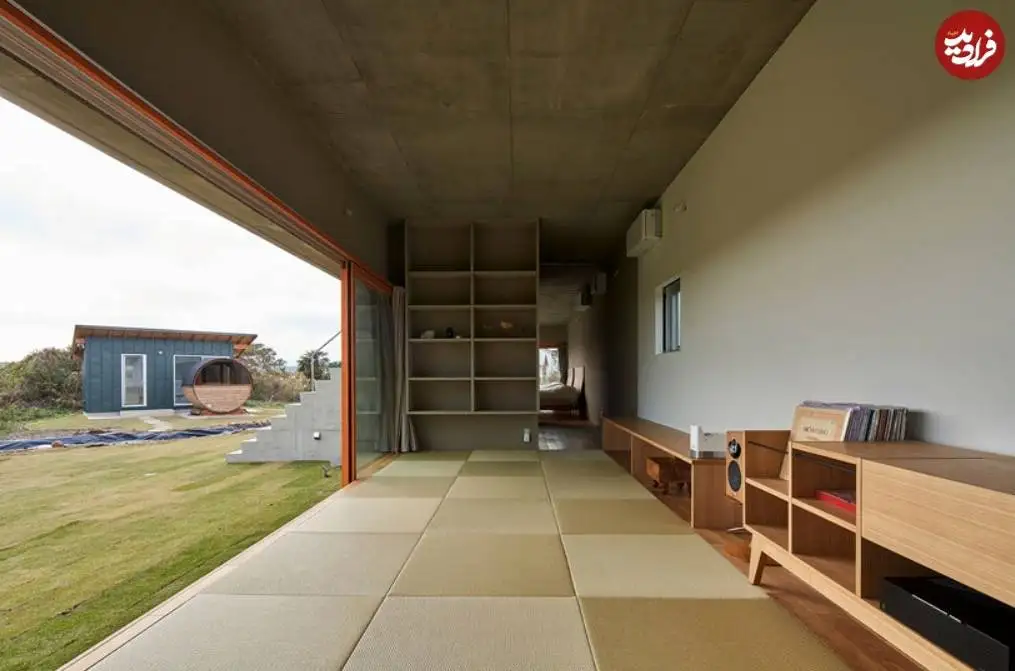 تصاویر؛ معماری متفاوت یک «ویلای بتنی» در سواحل ژاپن