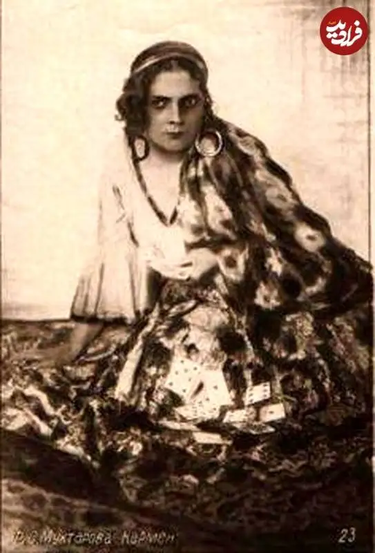 عکس؛ سفر به تاریخ؛ «فاطمه مختارُوا»، دختر ایرانی که در روسیه خوانندۀ اپرا شد؛ 110 سال قبل