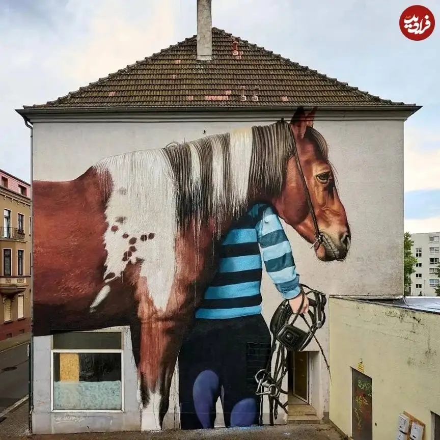 تصاویر؛ هنر خیابانی؛ آثار خلاقانه های که از «اسب ها» الهام گرفته اند