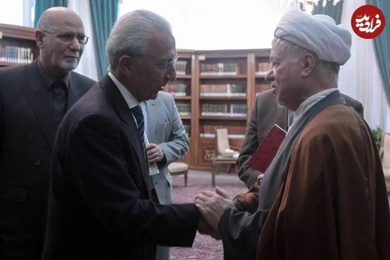 عکس؛ سفر به تاریخ؛ دیدار «پروفسور سمیعی» با «هاشمی رفسنجانی»؛ سال 1394