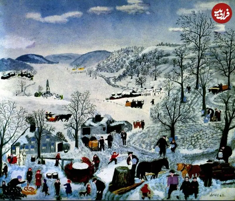 عکس؛ نقاشی 1 میلیون دلاری که «پیرزن 83 ساله» روستایی آن را کشید