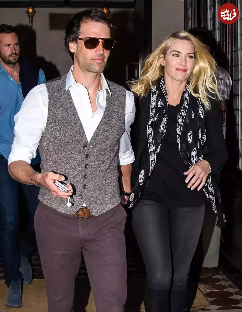 عکس؛ سفر در زمان؛ «رُز فیلم تایتانیک» در کنار همسر سوم اش؛ سال 1394