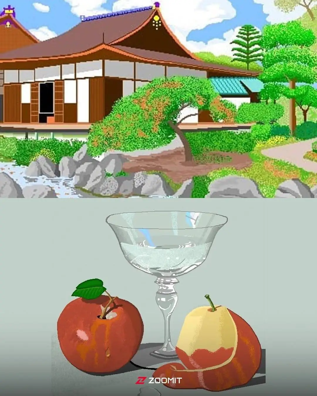 نقشی های دیدنیِ مادربزرگ 92ساله با مایکروسافت پینت!