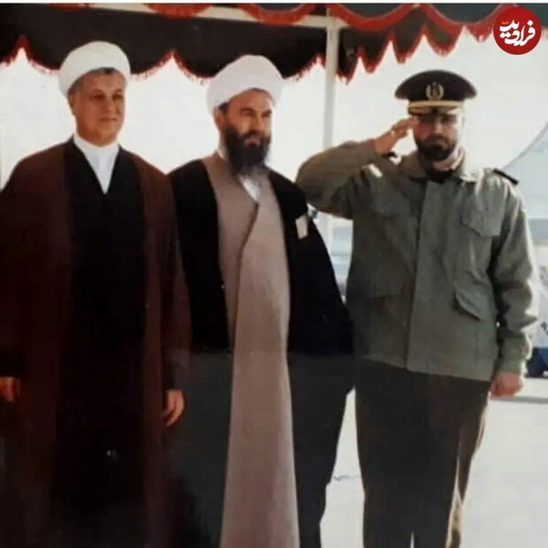 عکس؛ سفر به تاریخ؛ استقبال «سردار سلیمانی» از «هاشمی رفسنجانی» در کرمان؛ سال 1375