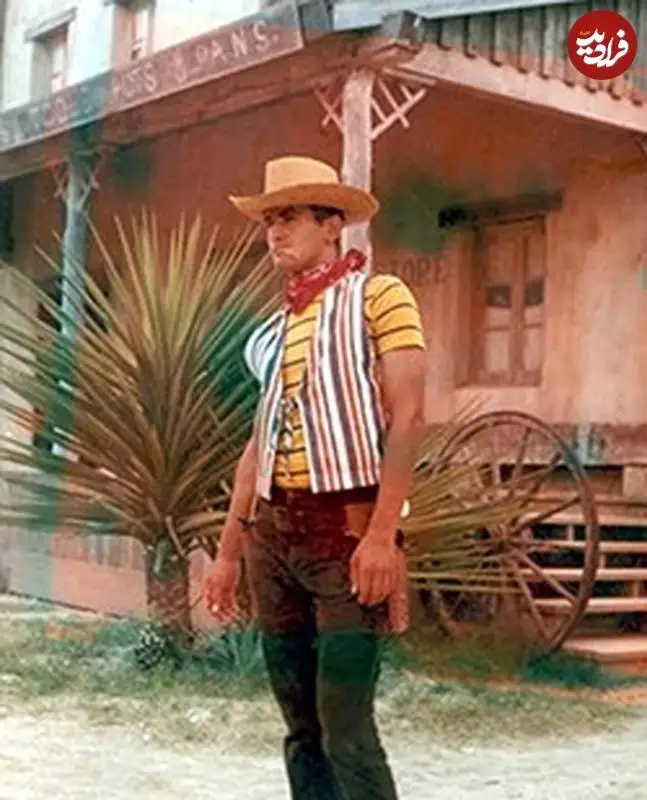 عکس؛ سفر به تاریخ؛ «شهید عباس بابایی» قبل از انقلاب با «لباس کابویی» در آمریکا