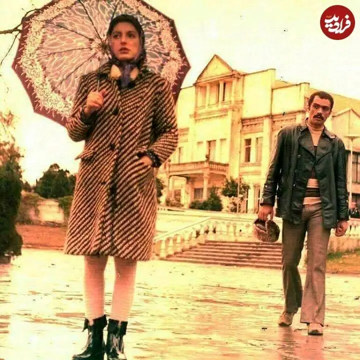 عکس؛ سفر در زمان؛ تیپ و چهره متفاوت «چنگیز وثوقی و گوگوش»؛ سال 54