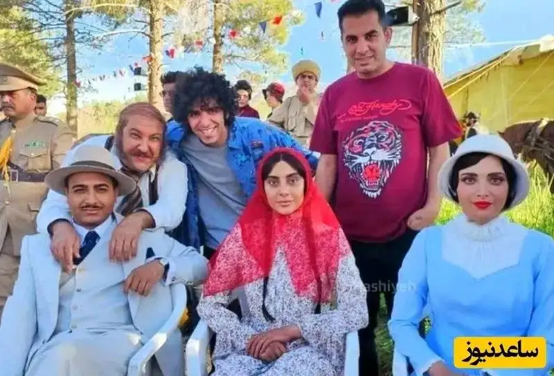 تصاویر؛ بهنوش طباطبایی و میلاد کی مرام در پشت صحنه سریال «سووشون»